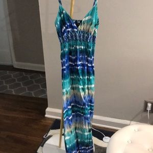 Aqua sundress